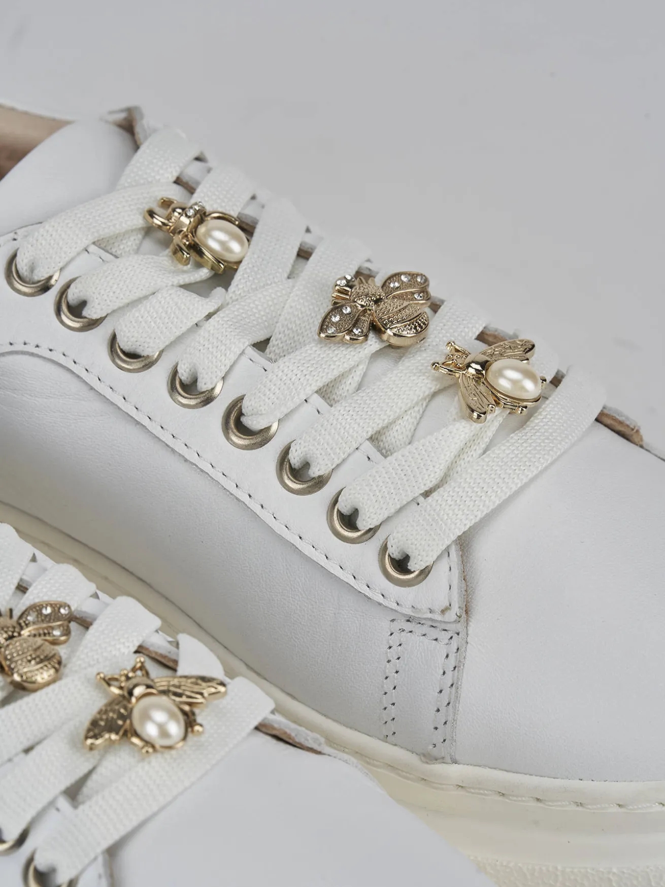 Sneakers pelle bianco