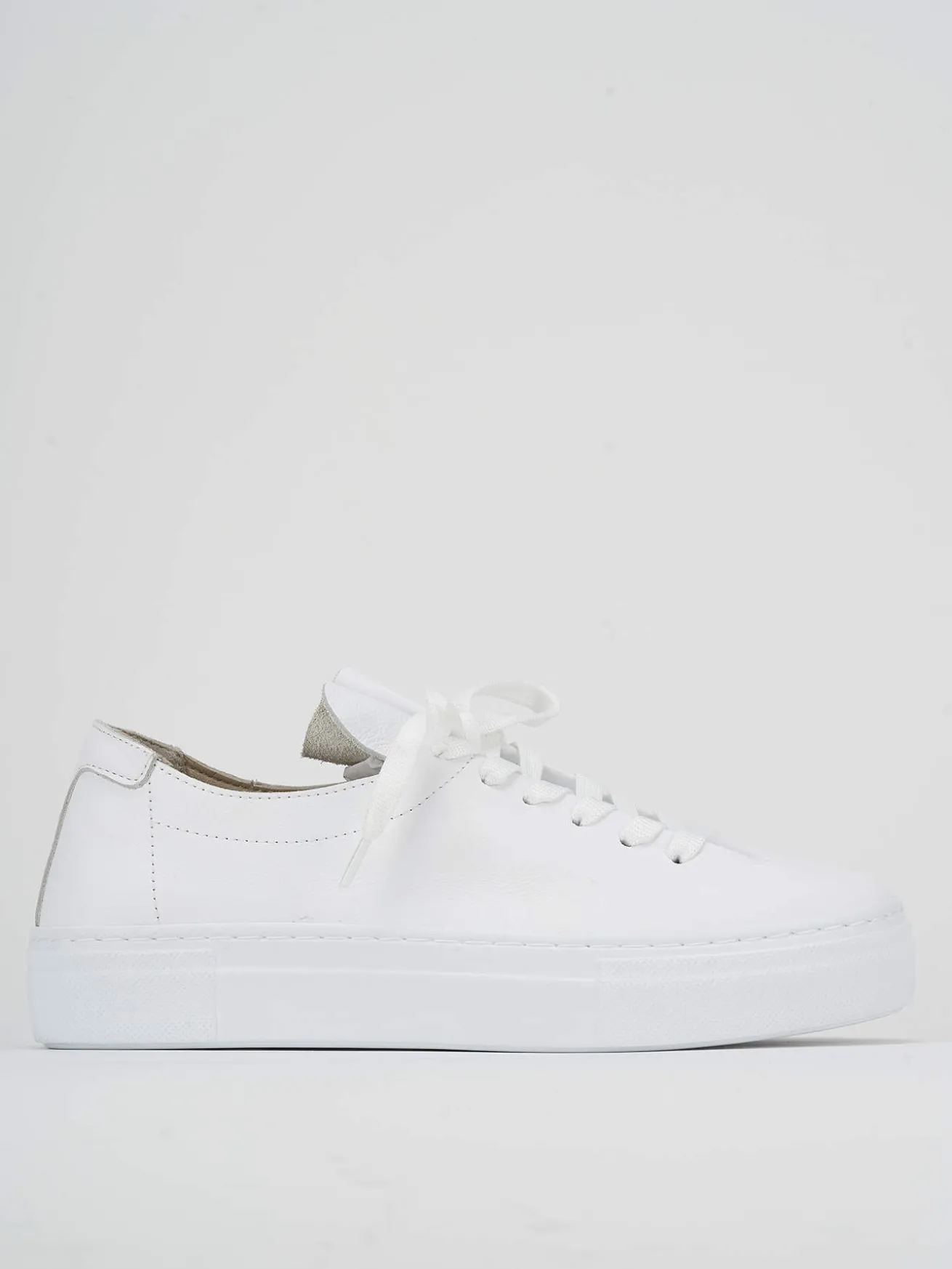 Sneakers pelle bianco