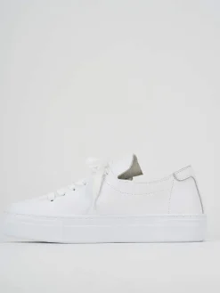 Sneakers pelle bianco