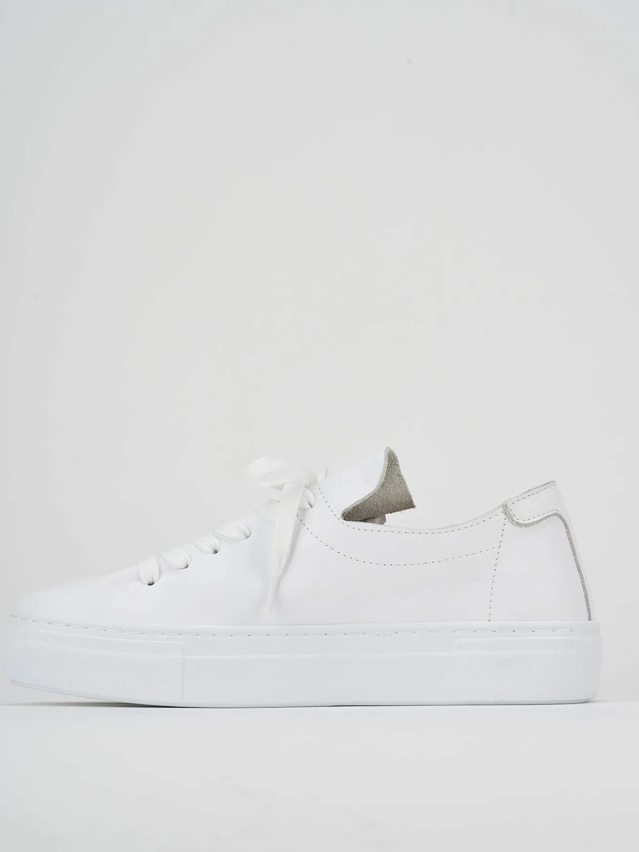 Sneakers pelle bianco