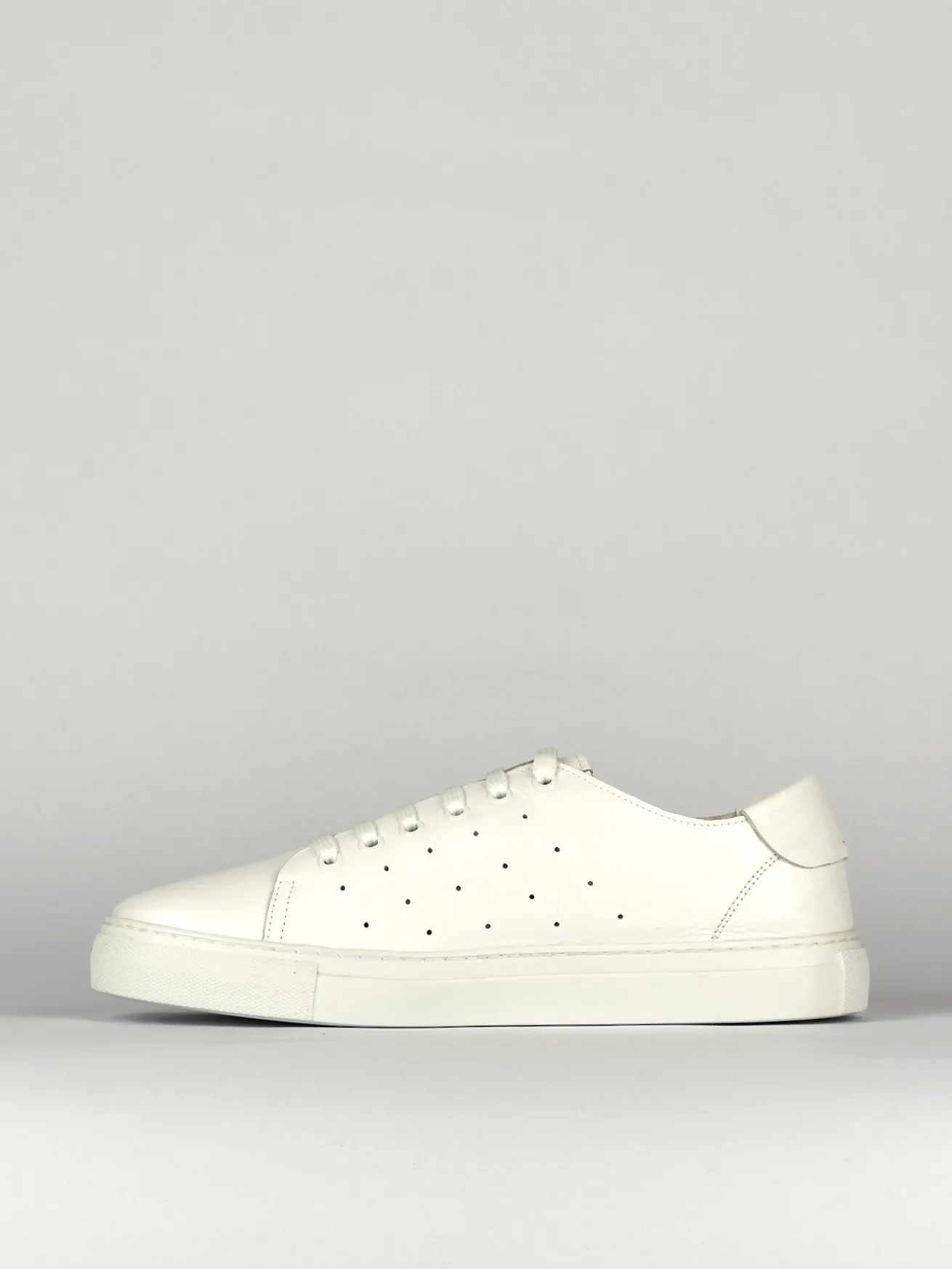 Sneakers pelle bianco