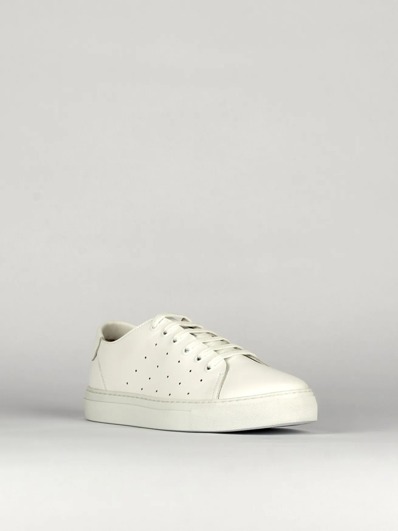 Sneakers pelle bianco
