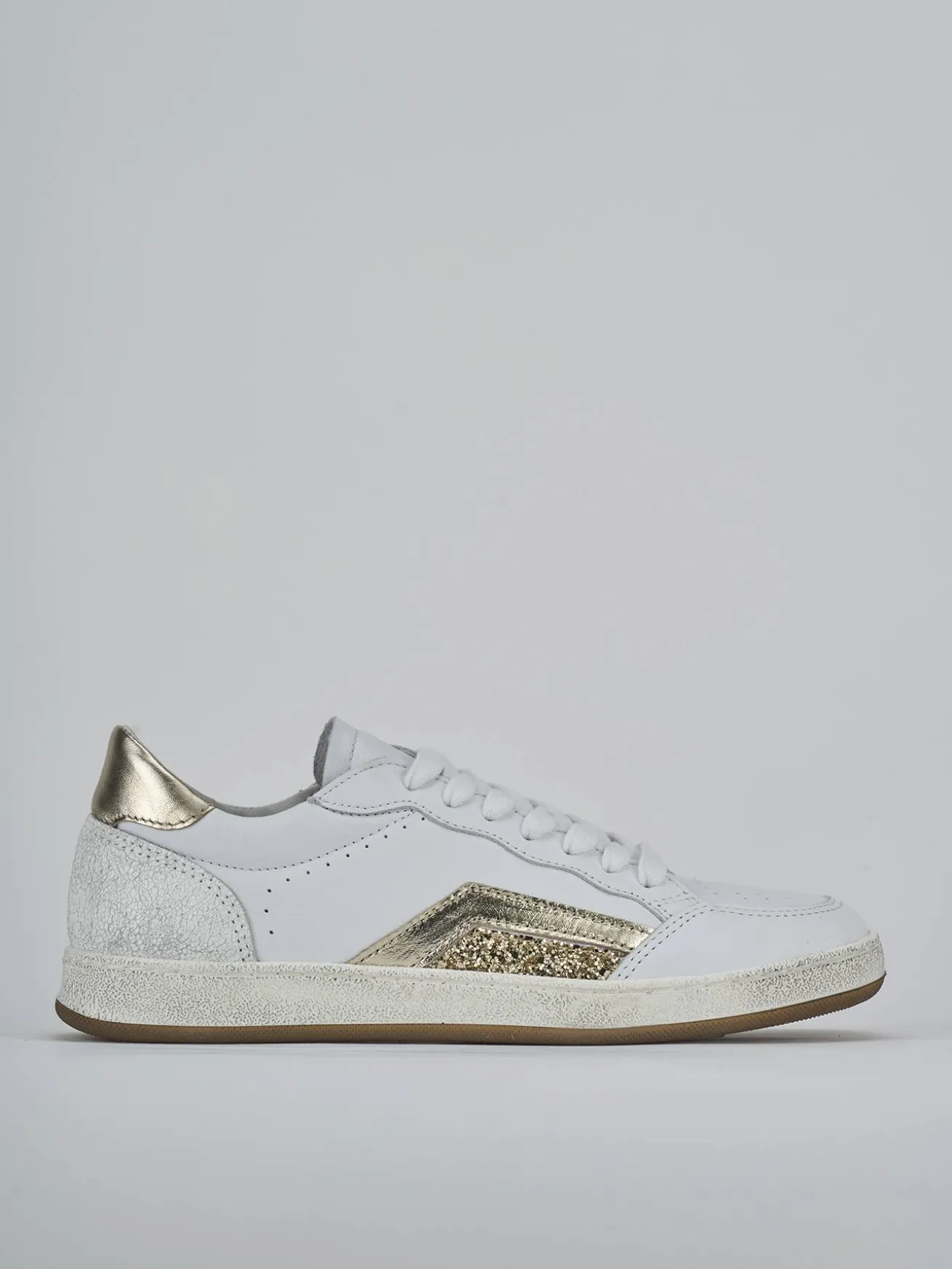 Sneakers pelle bianco