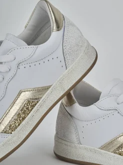 Sneakers pelle bianco