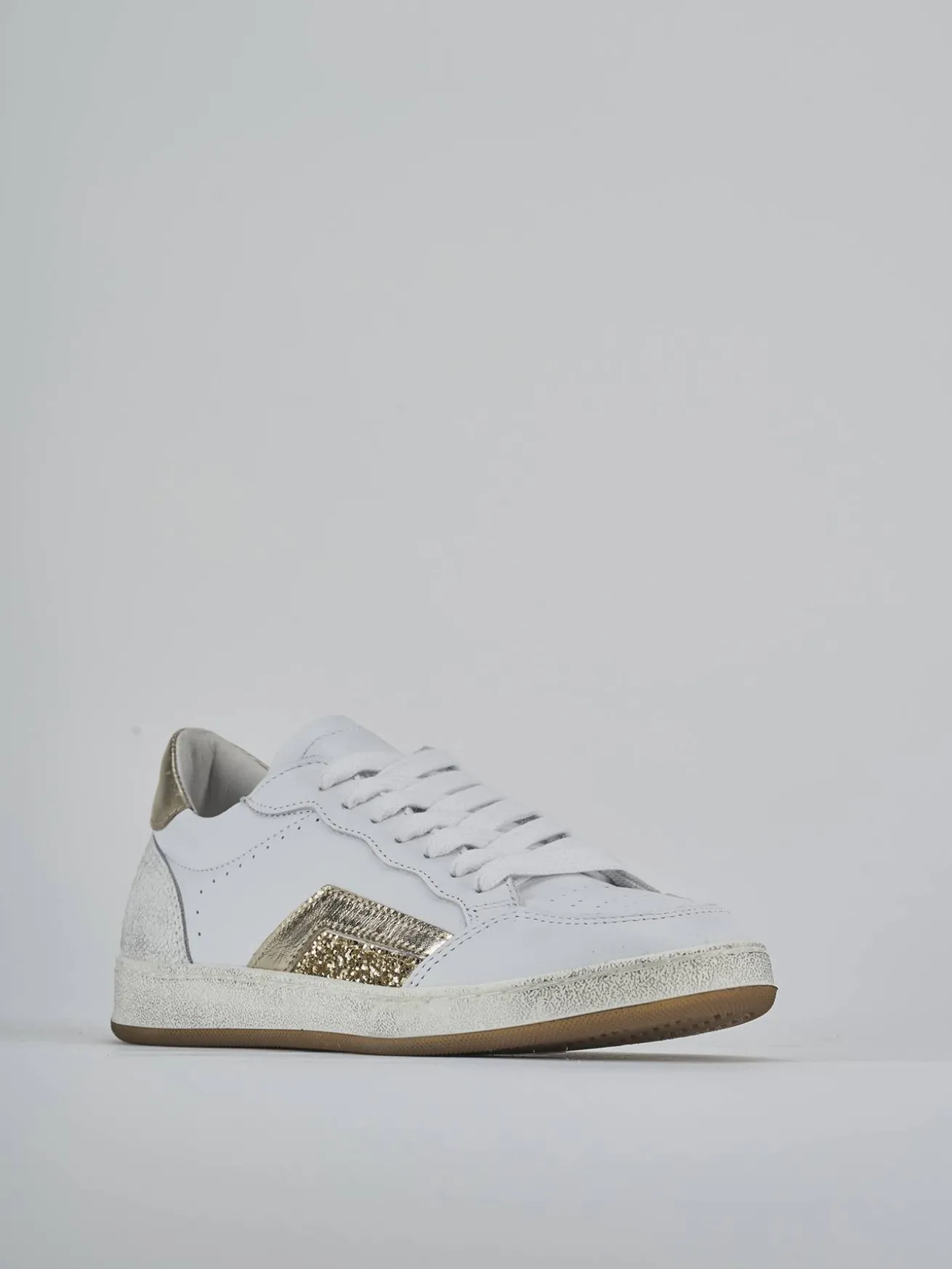 Sneakers pelle bianco