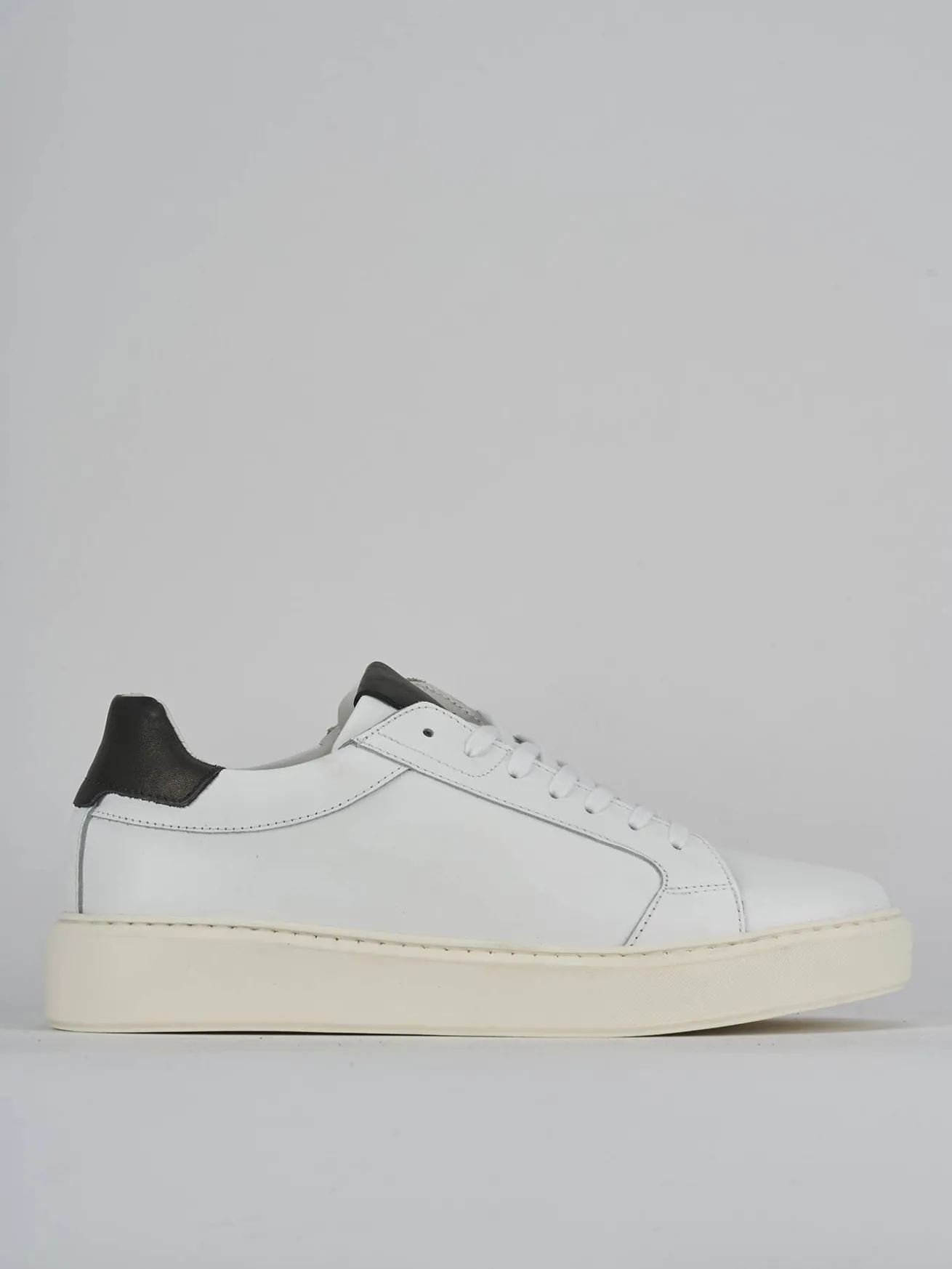 Sneakers pelle bianco