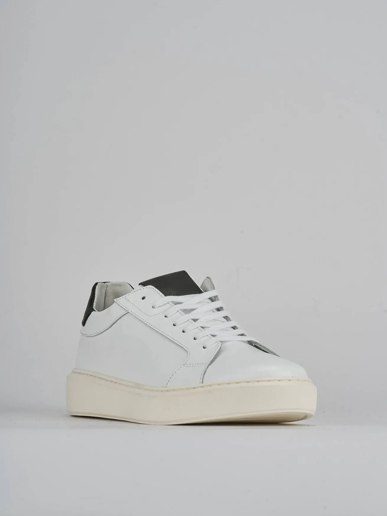 Sneakers pelle bianco