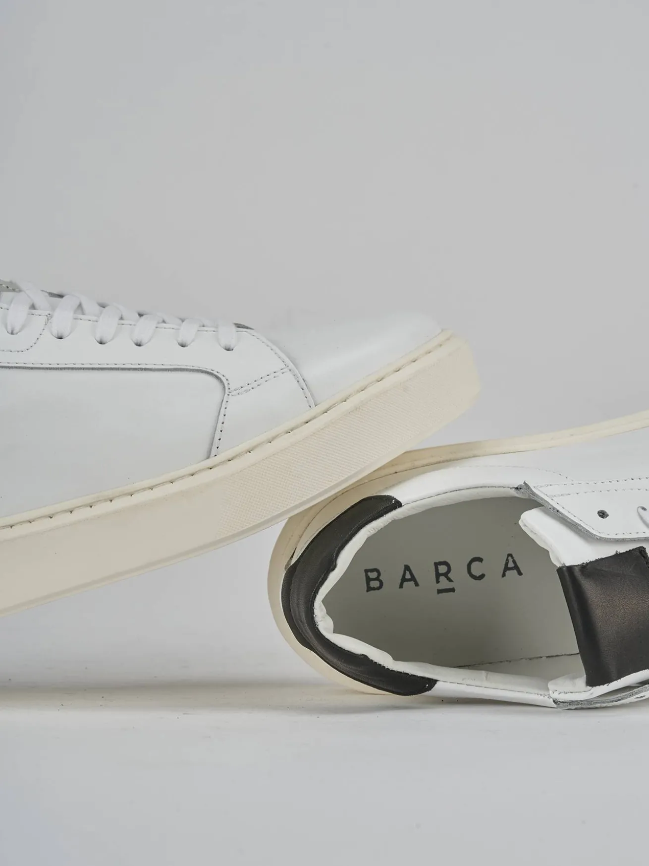 Sneakers pelle bianco