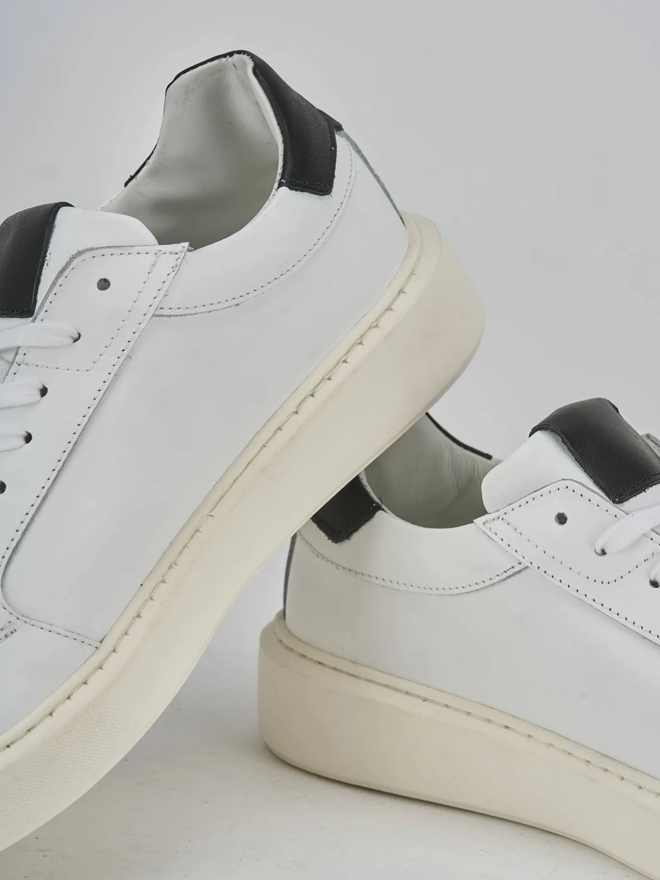 Sneakers pelle bianco