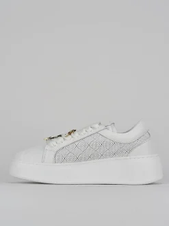 Sneakers pelle bianco