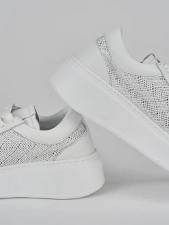 Sneakers pelle bianco