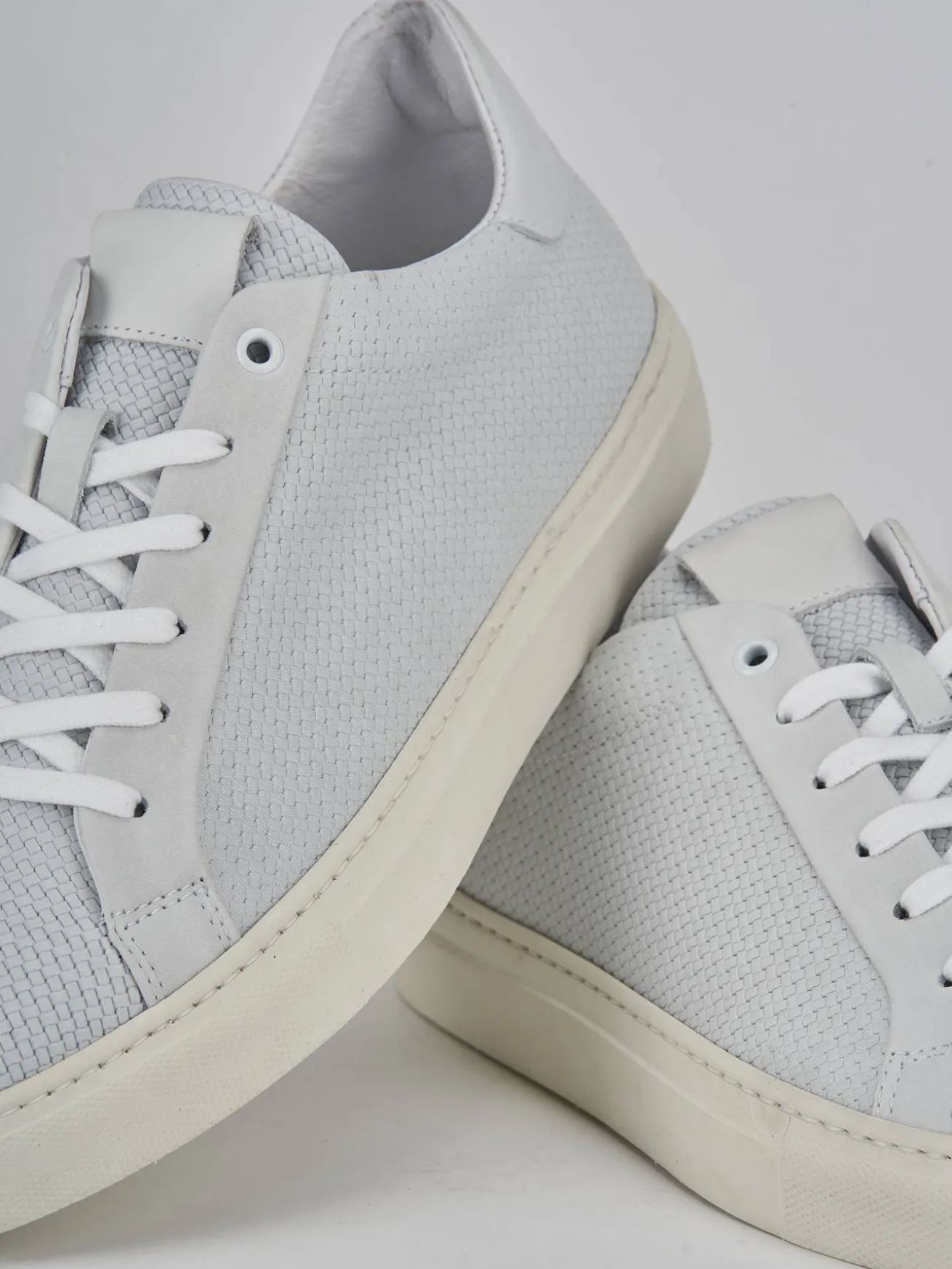 Sneakers pelle bianco
