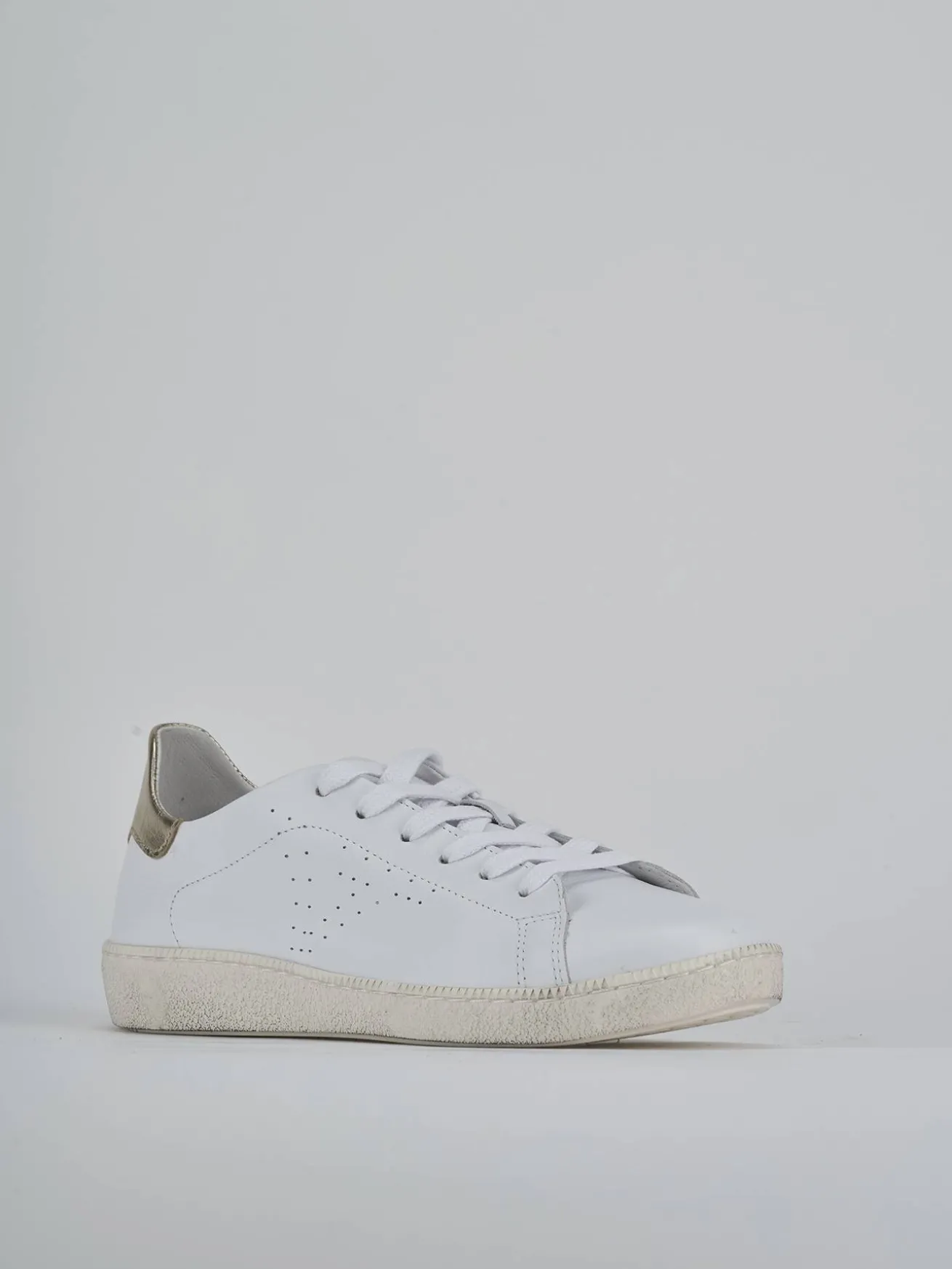 Sneakers pelle bianco