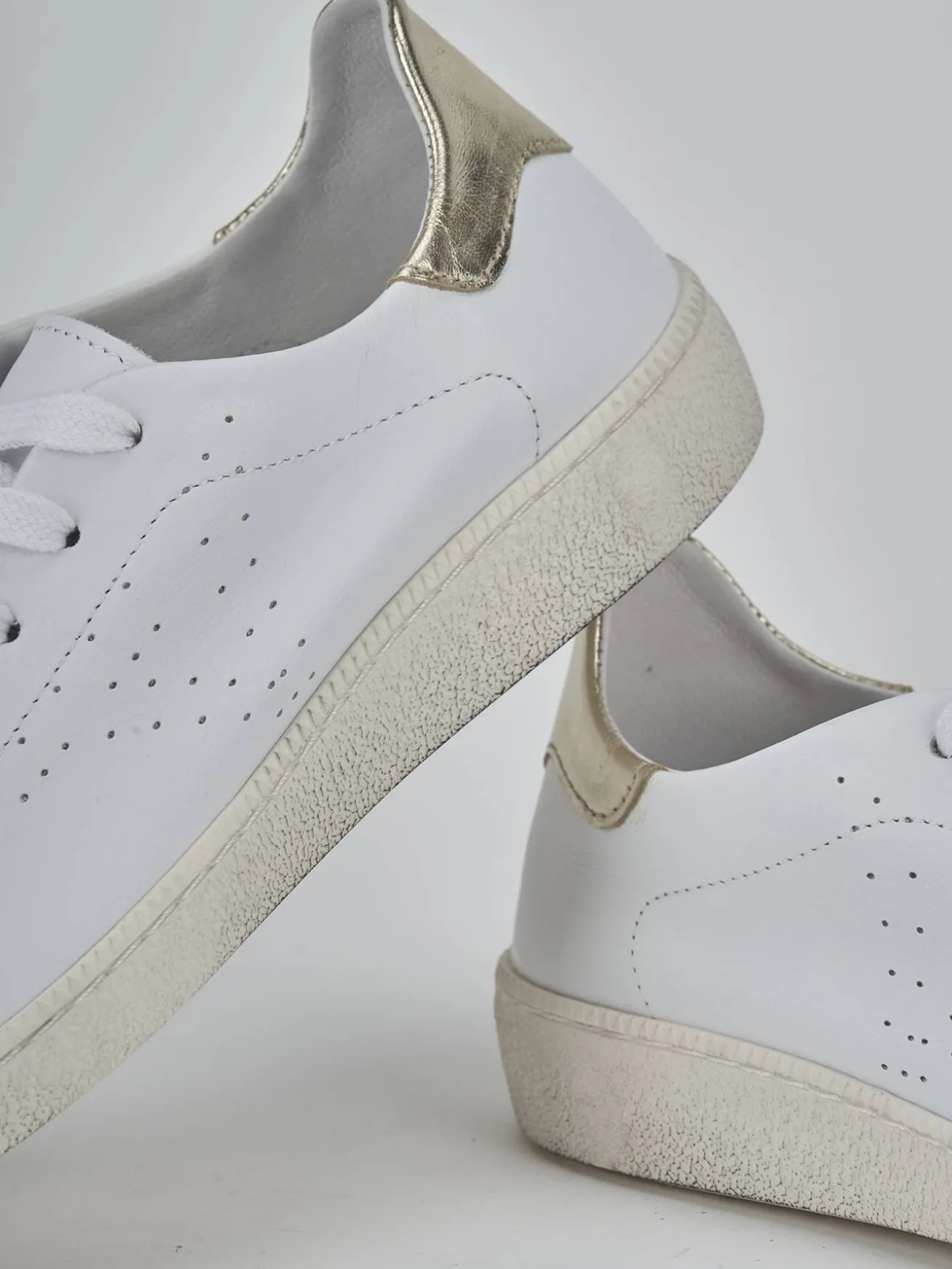 Sneakers pelle bianco