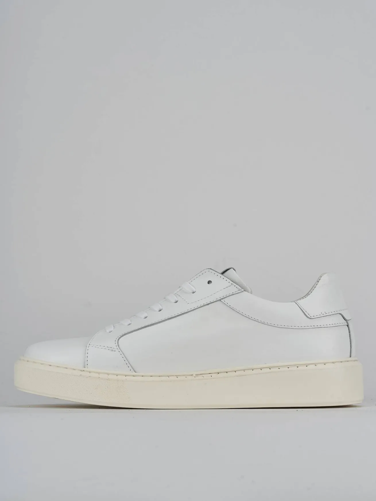 Sneakers pelle bianco