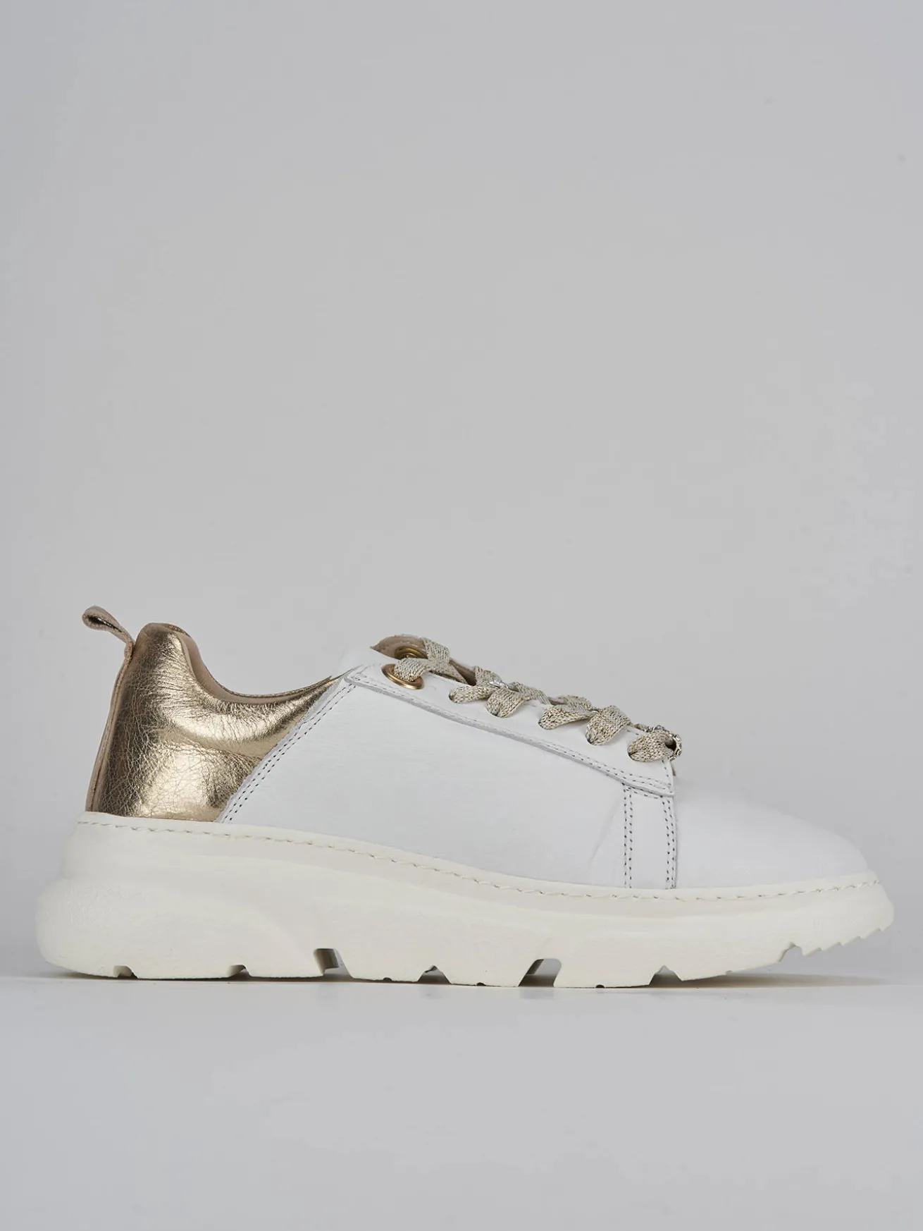 Sneakers pelle bianco