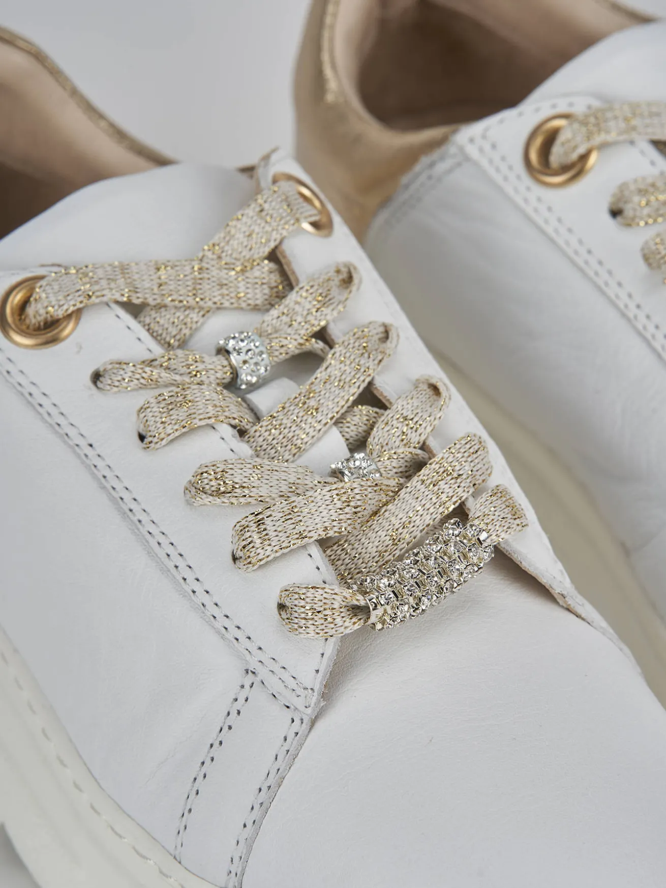 Sneakers pelle bianco