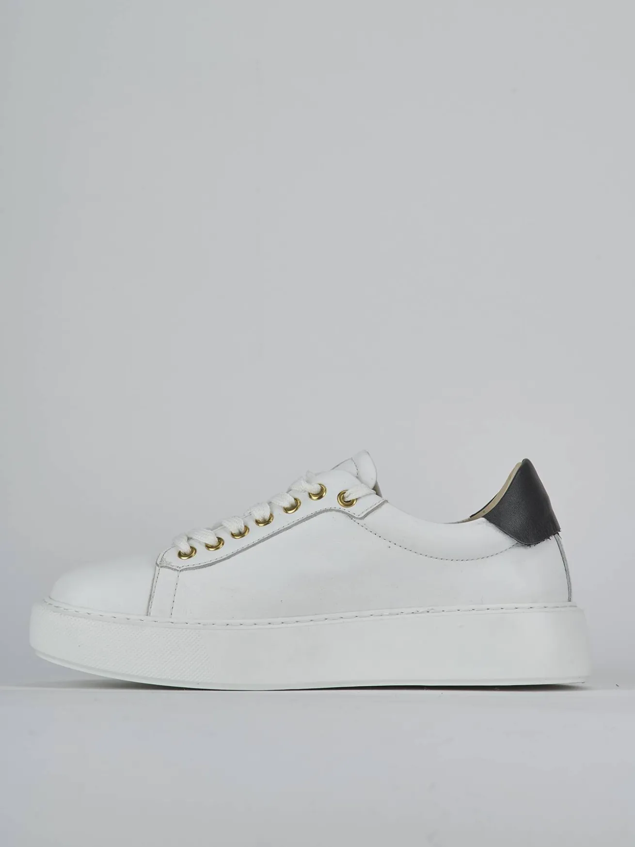Sneakers pelle bianco