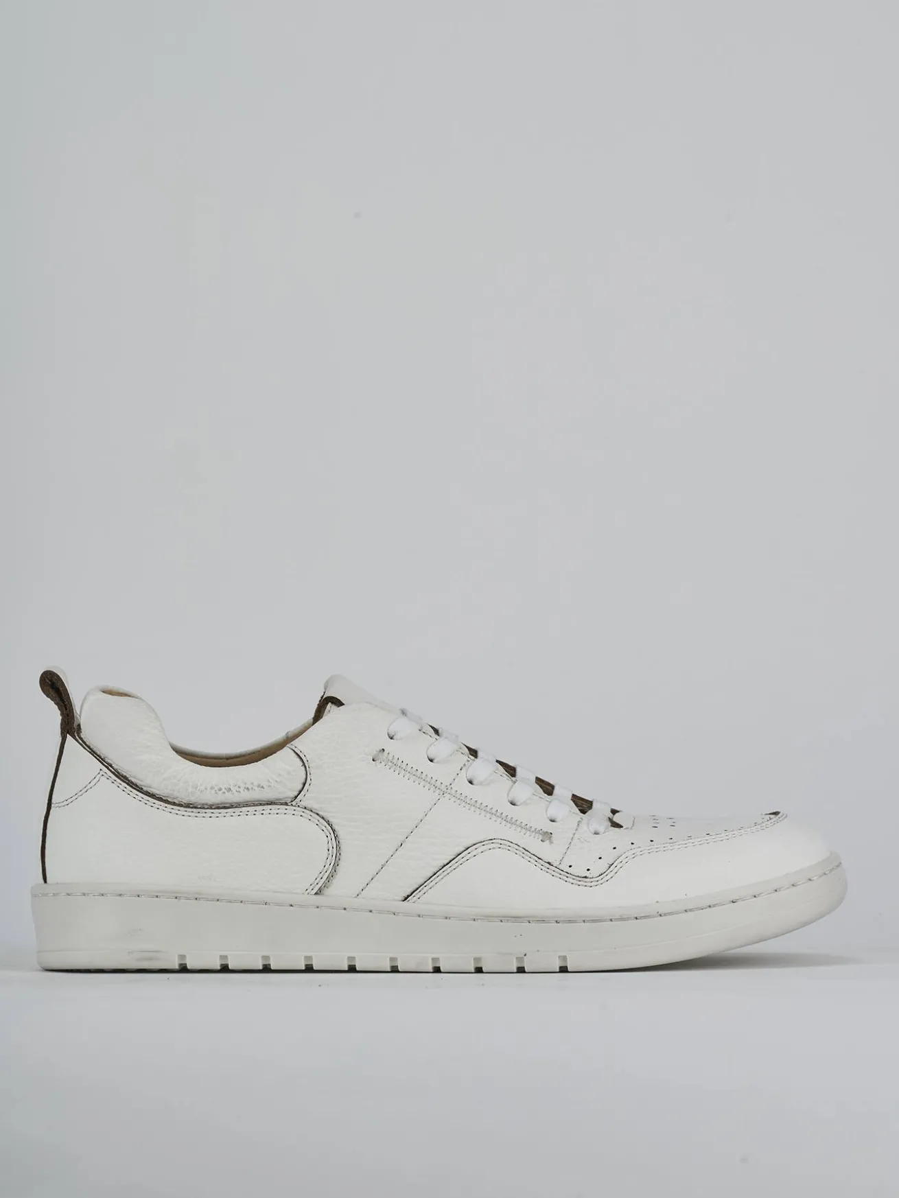 Sneakers pelle bianco