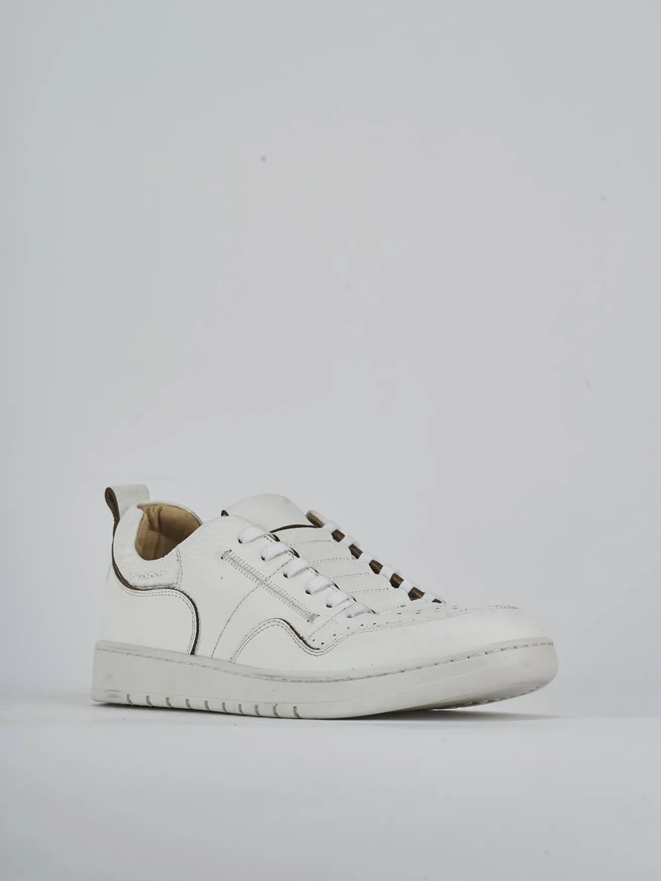 Sneakers pelle bianco