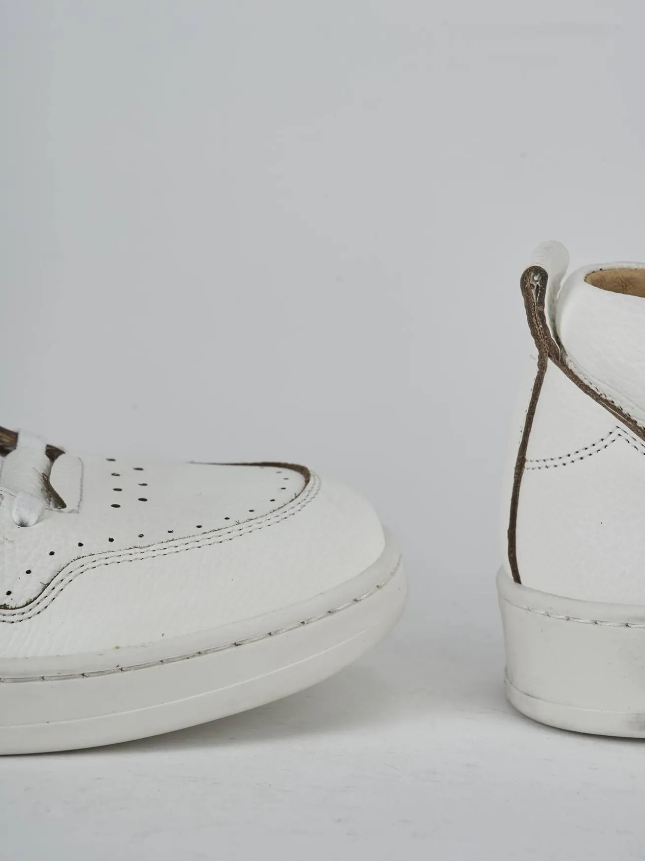 Sneakers pelle bianco