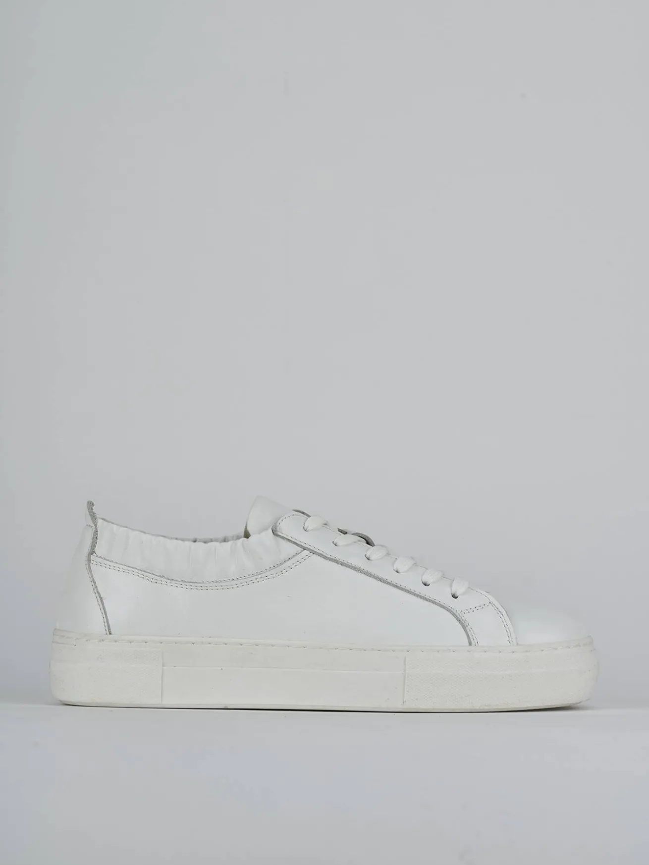 Sneakers pelle bianco