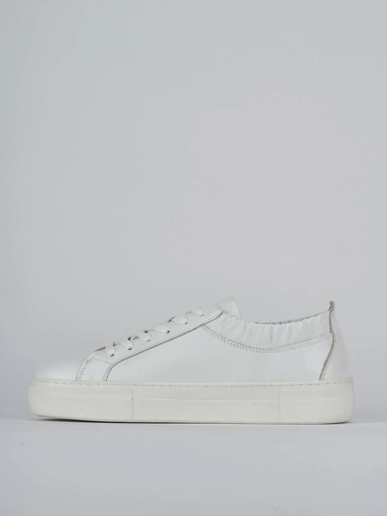 Sneakers pelle bianco