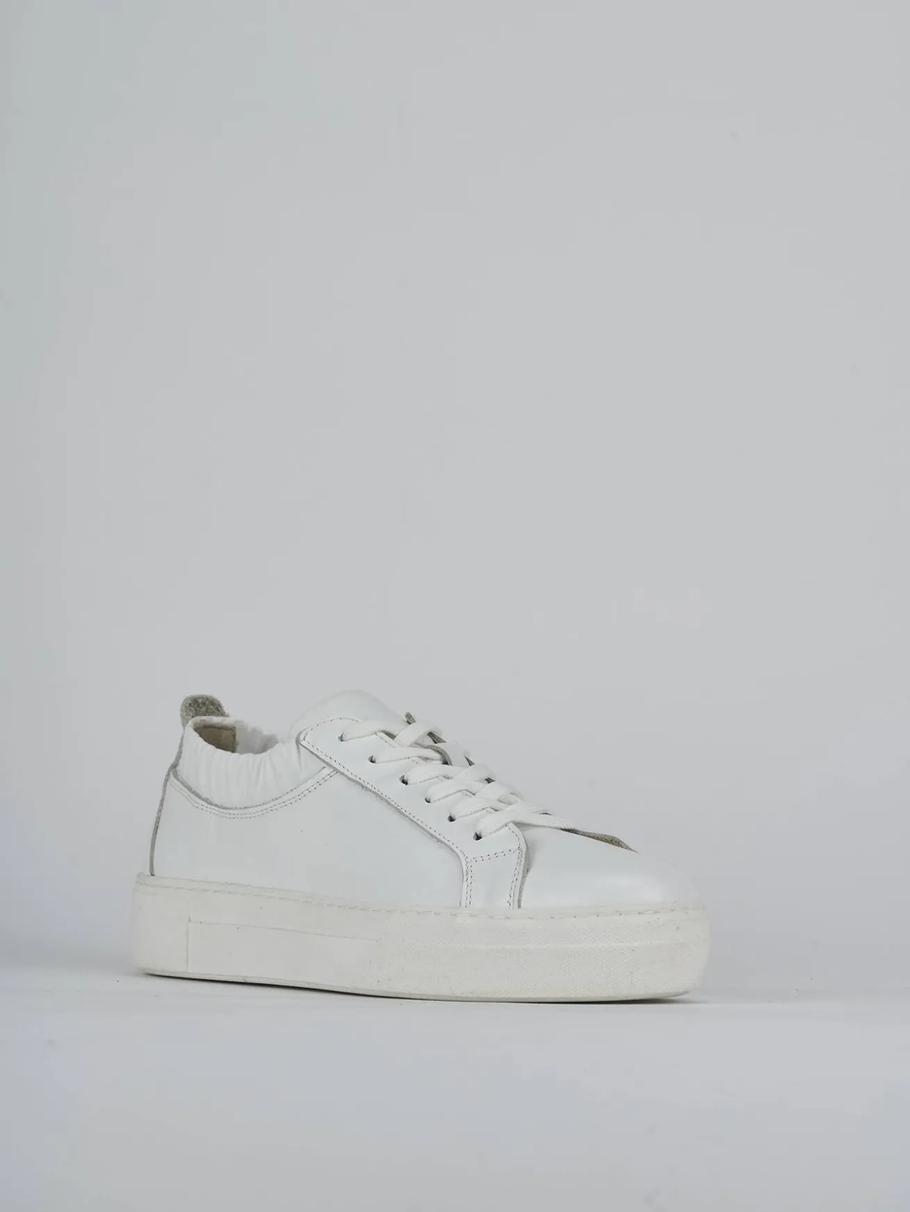 Sneakers pelle bianco