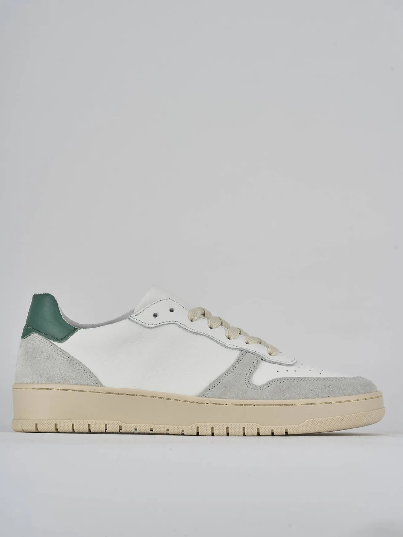 Sneakers pelle bianco