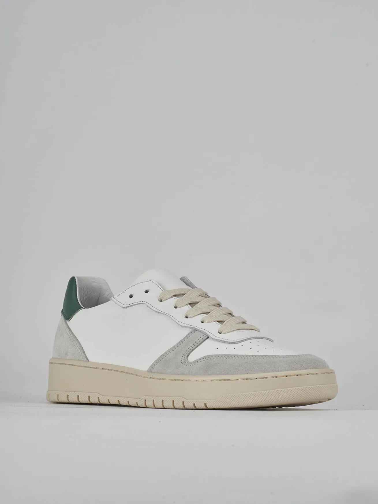 Sneakers pelle bianco
