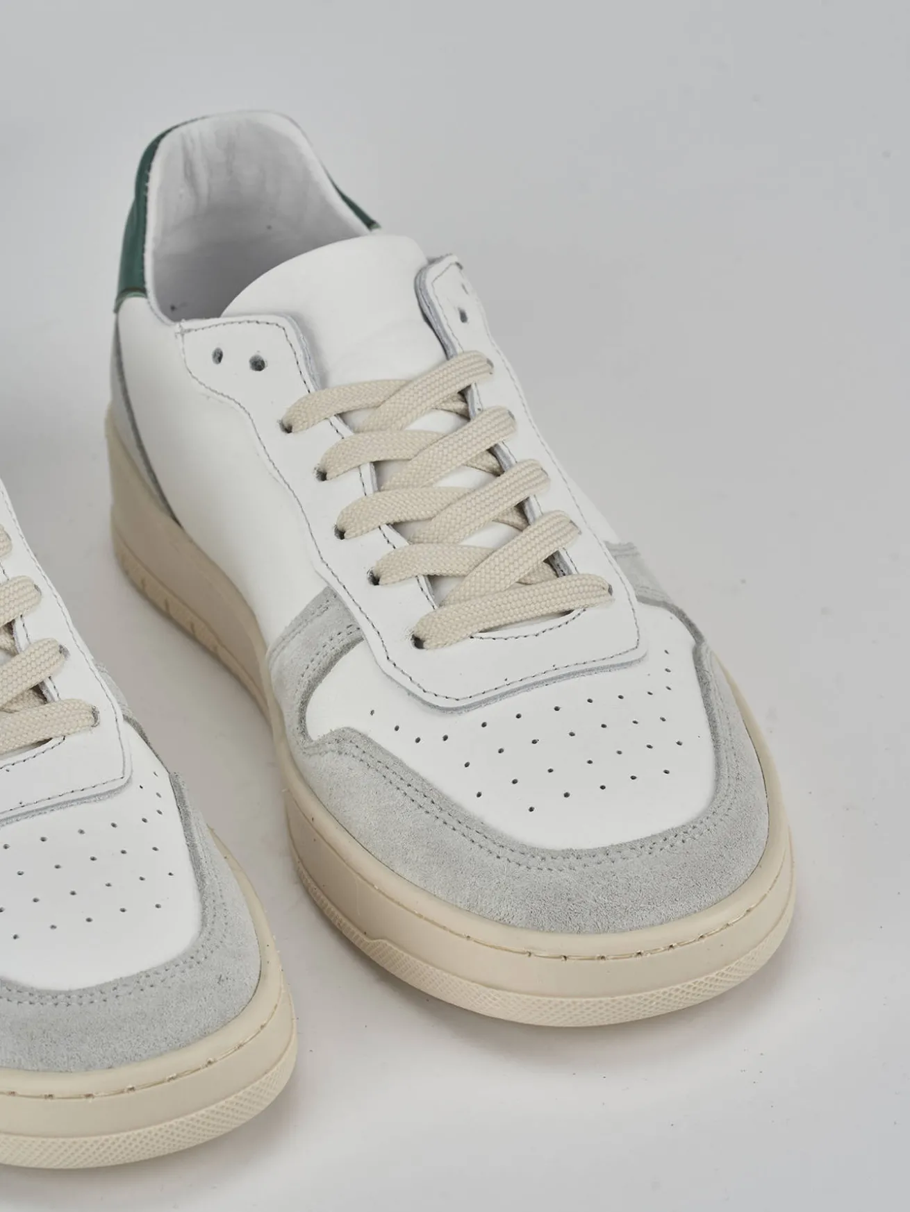 Sneakers pelle bianco