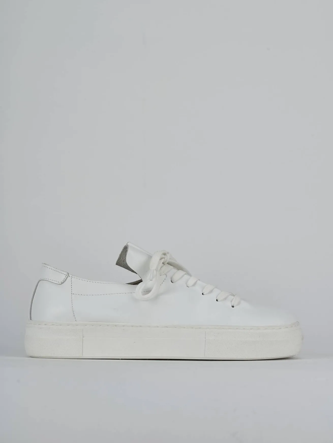 Sneakers pelle bianco