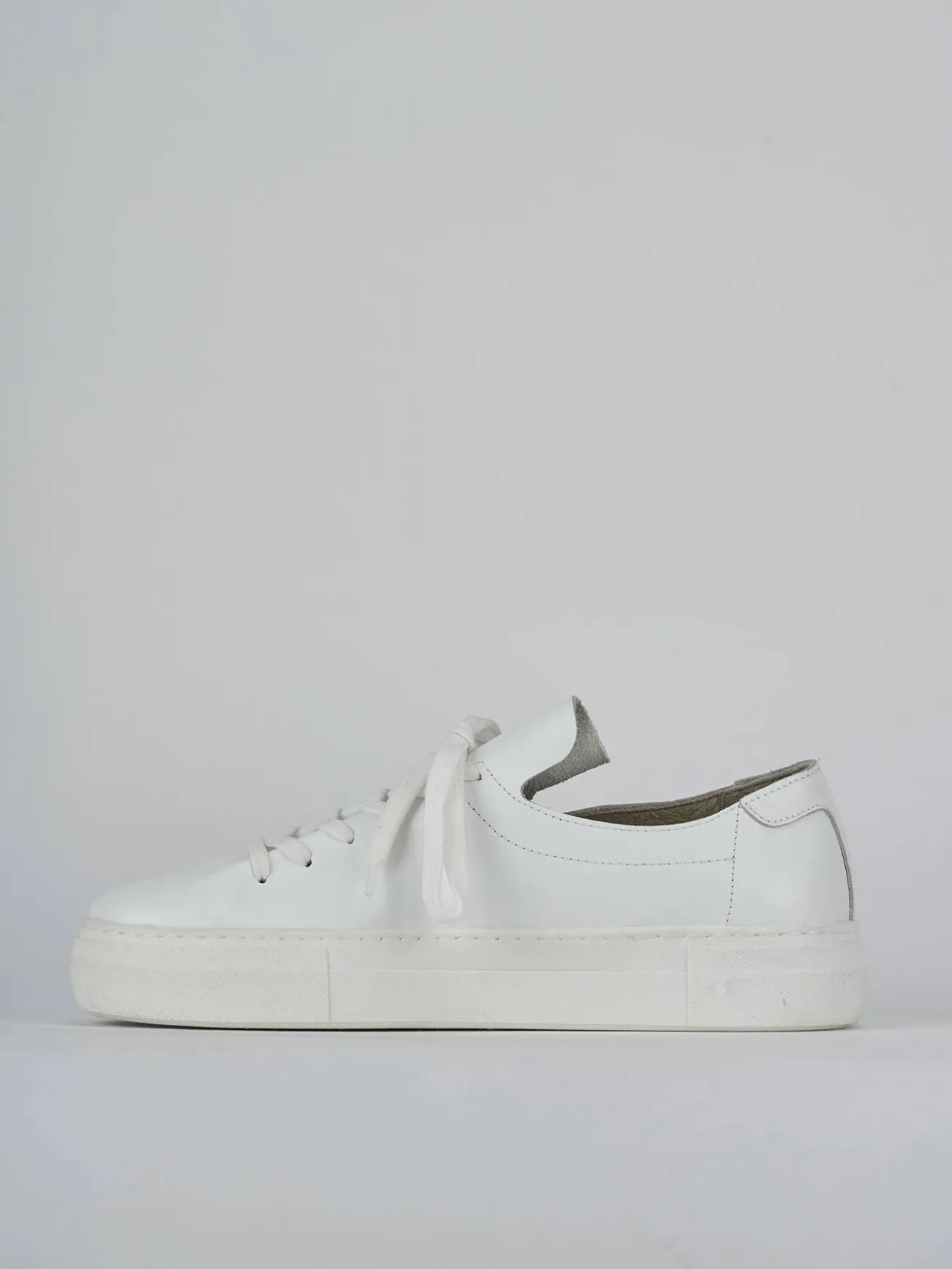 Sneakers pelle bianco