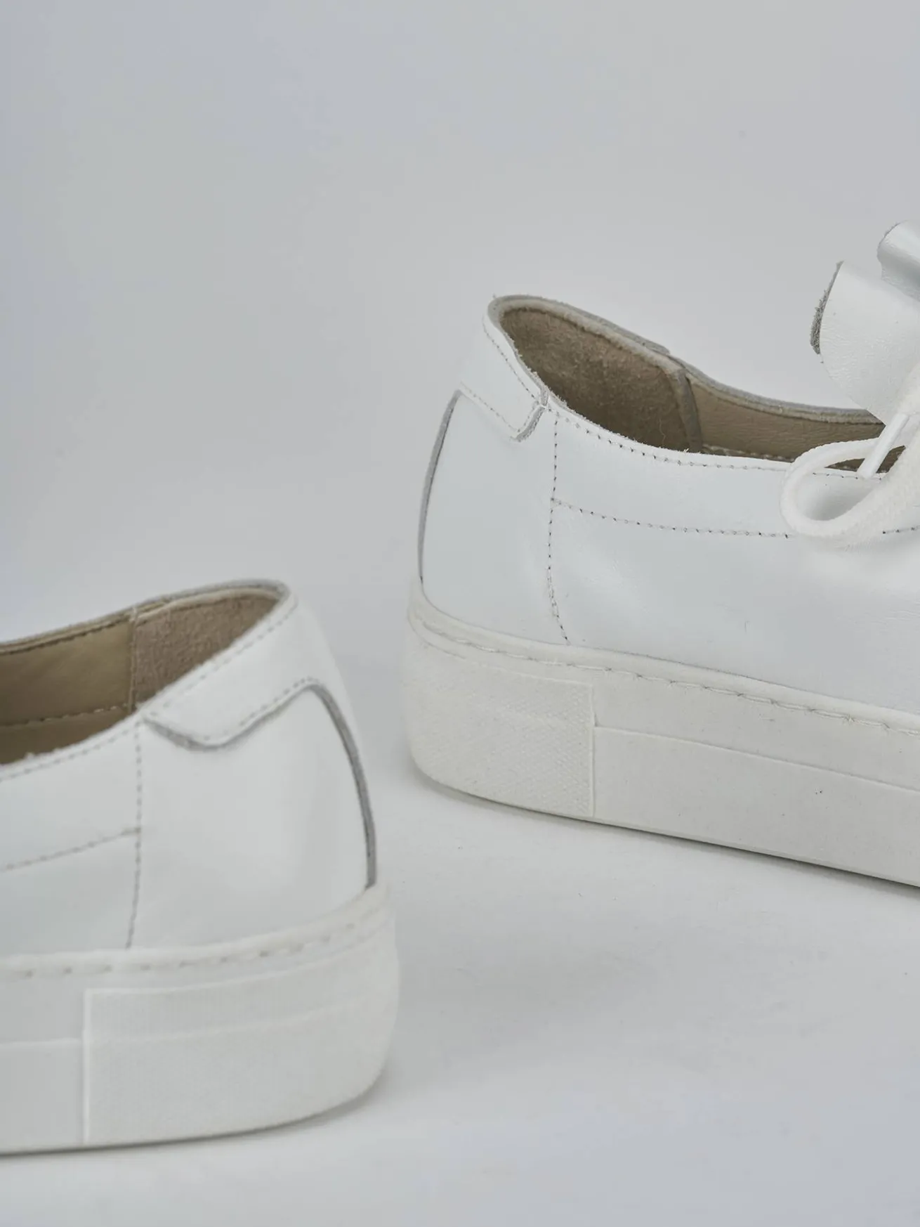 Sneakers pelle bianco