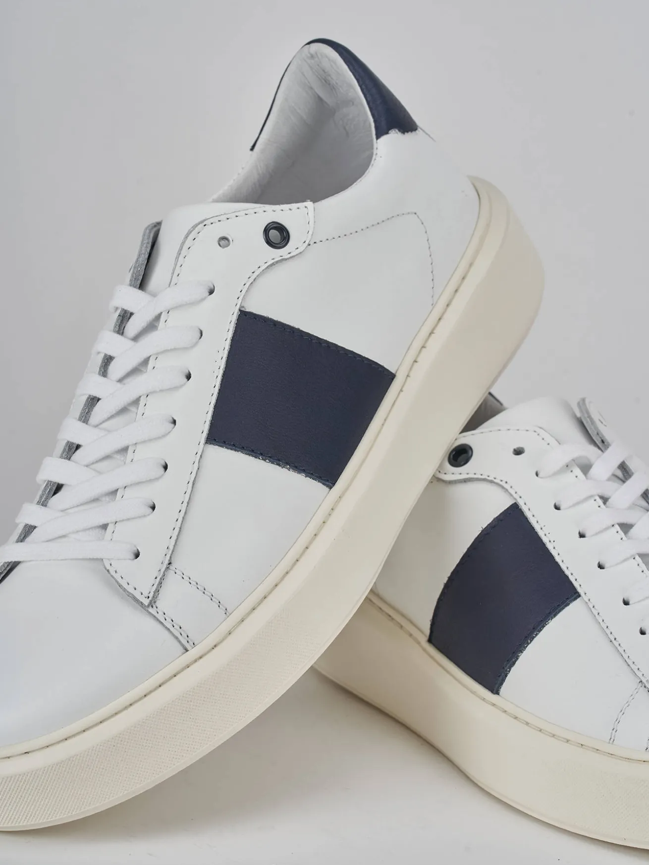 Sneakers pelle bianco