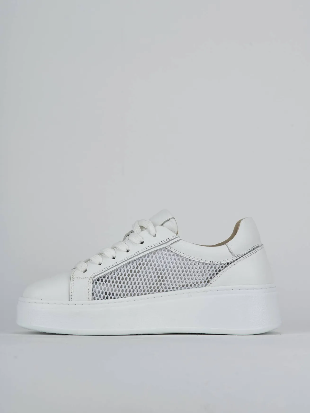 Sneakers pelle bianco