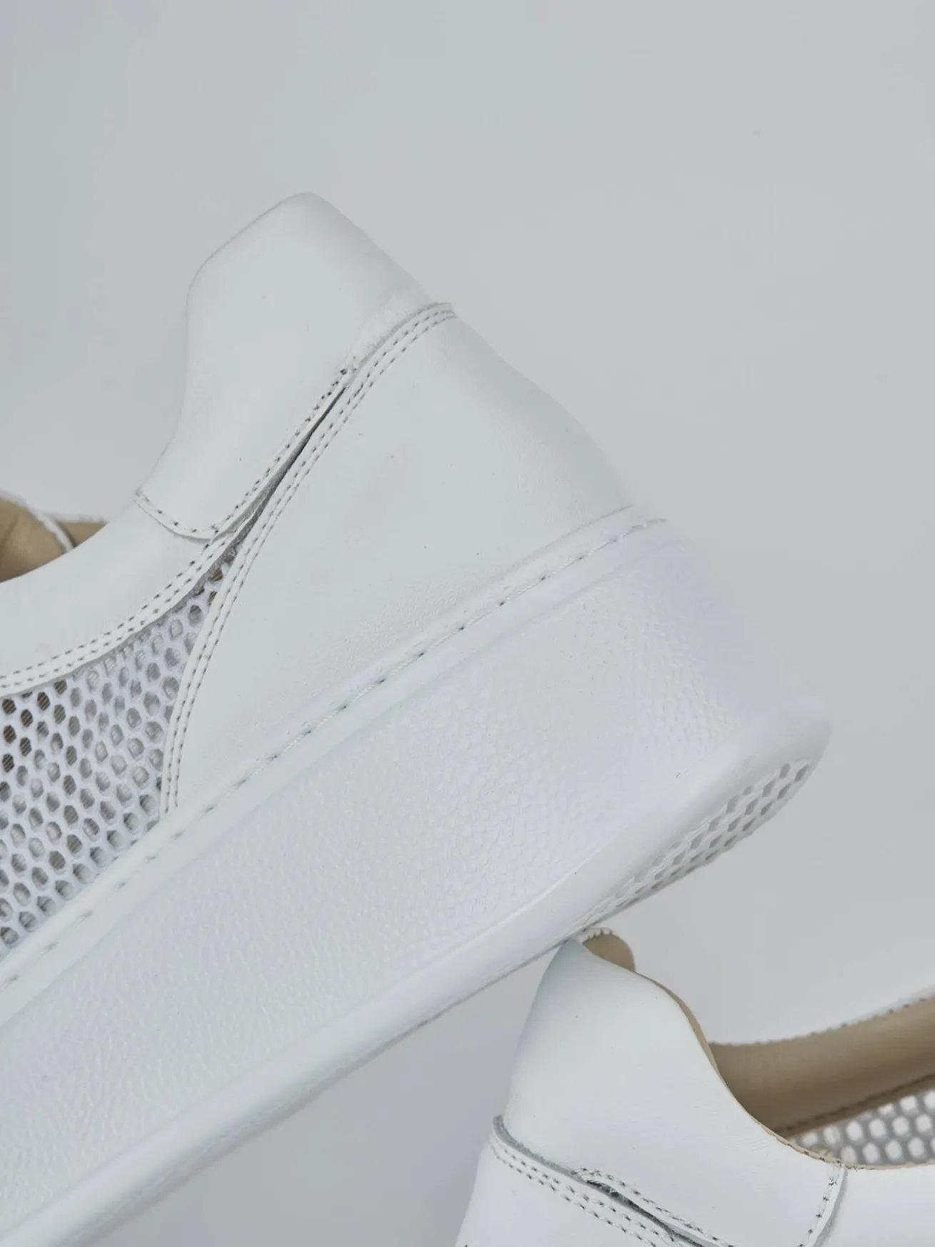 Sneakers pelle bianco