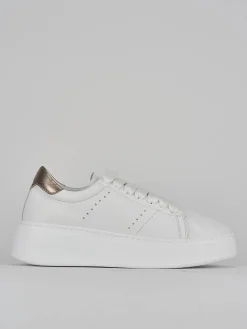 Sneakers pelle bianco
