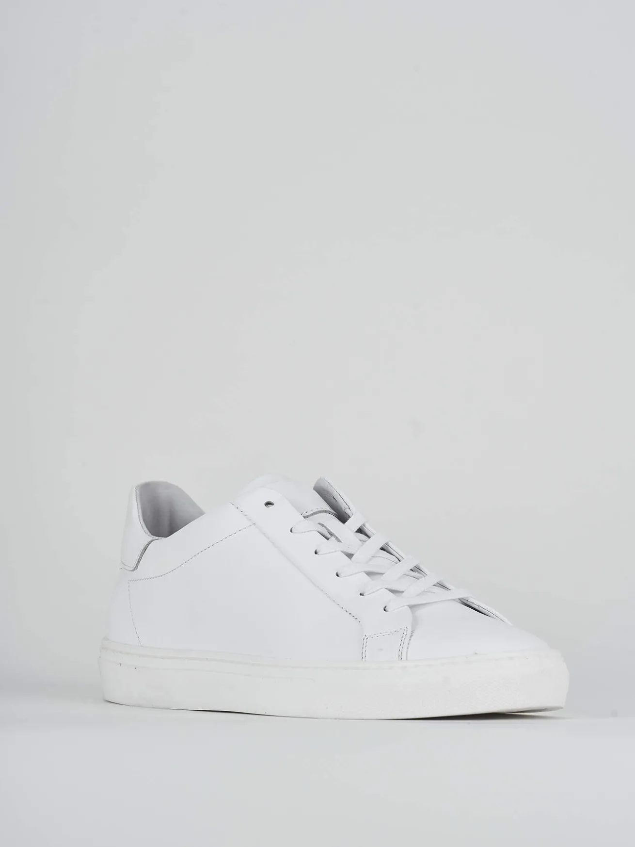 Sneakers pelle bianco