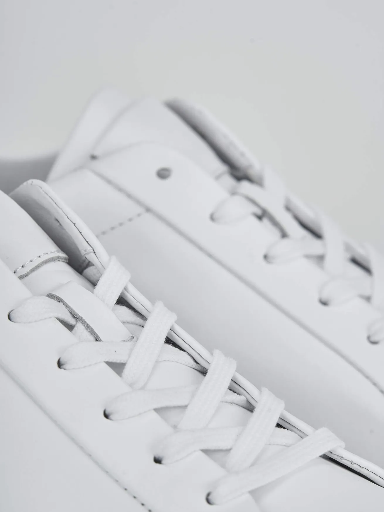 Sneakers pelle bianco