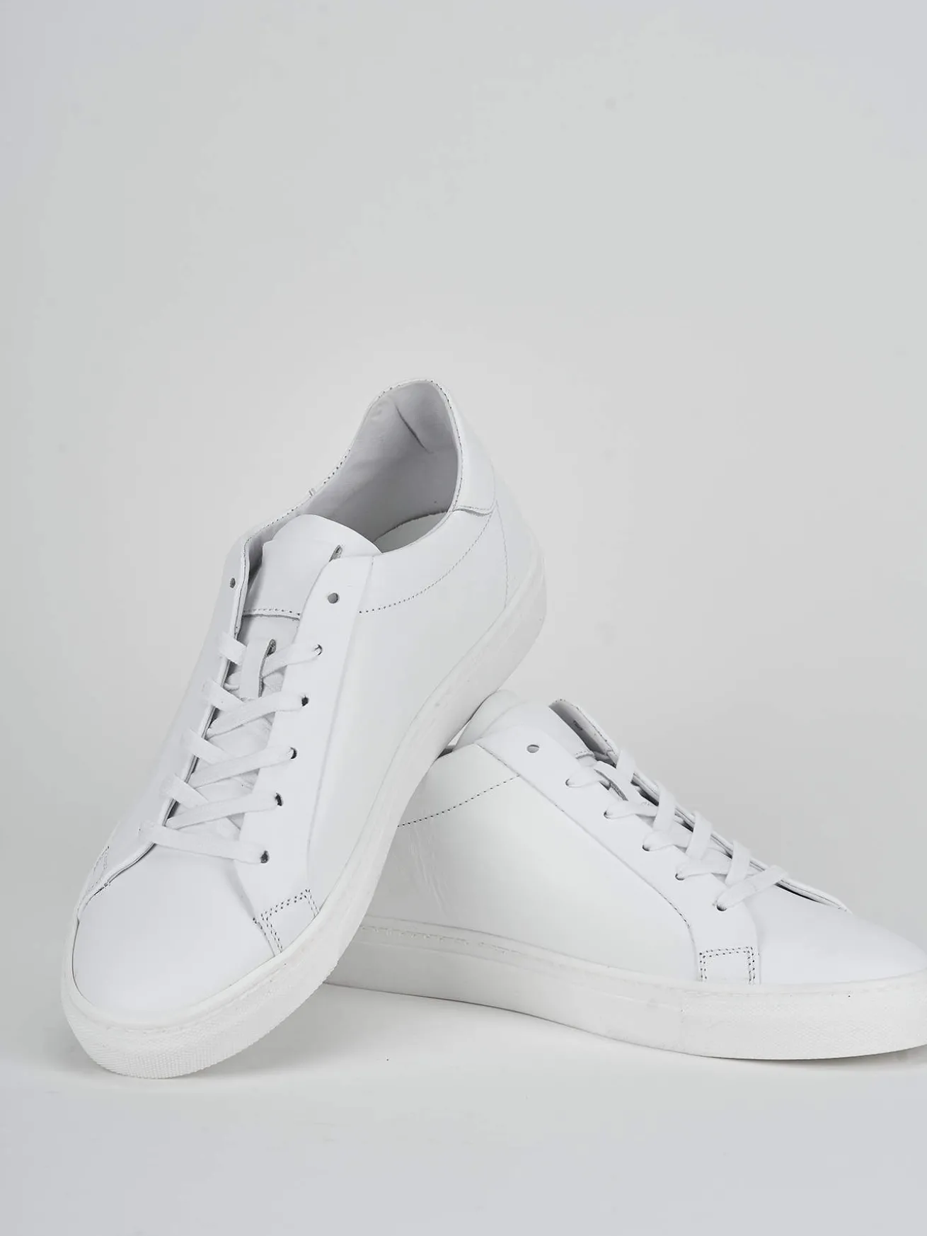 Sneakers pelle bianco
