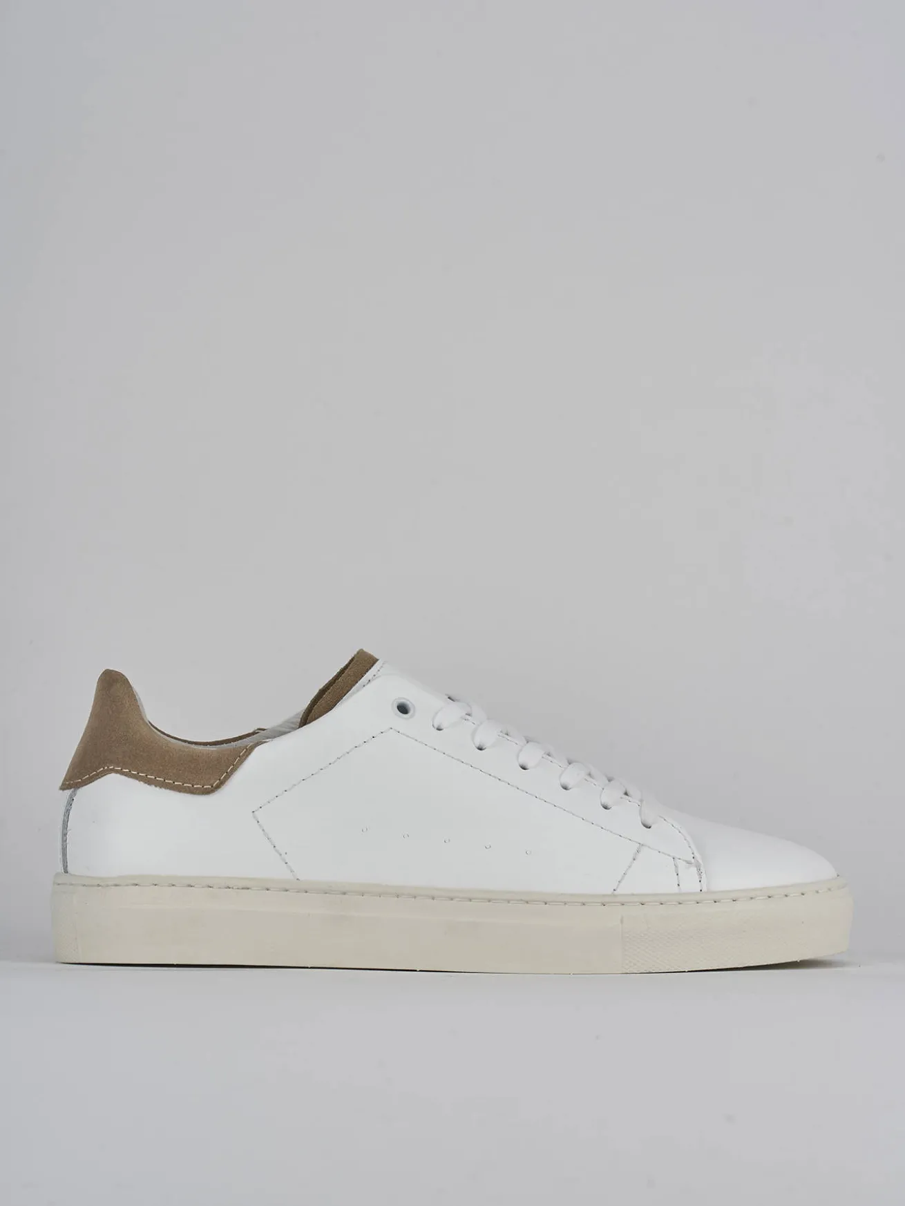 Sneakers pelle bianco