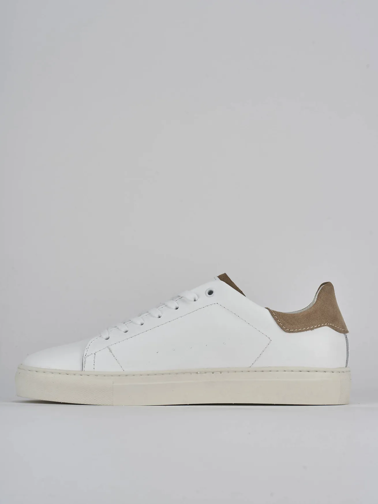 Sneakers pelle bianco