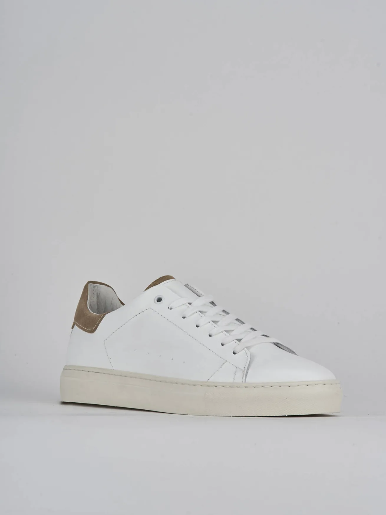 Sneakers pelle bianco