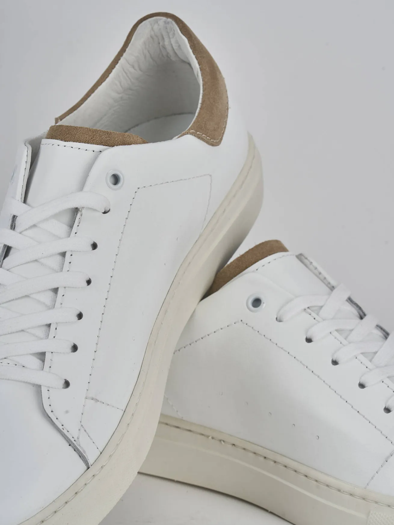 Sneakers pelle bianco