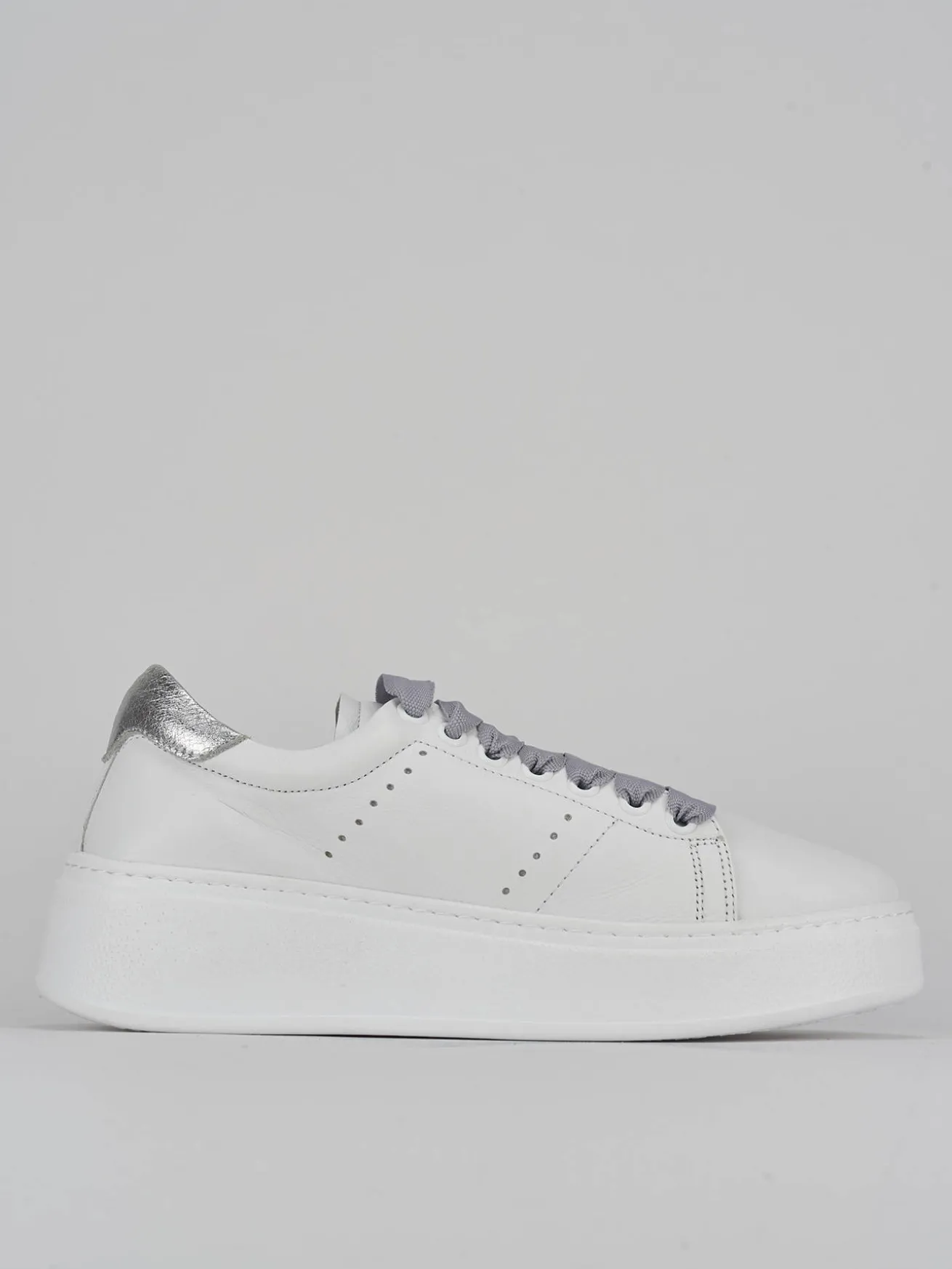 Sneakers pelle bianco