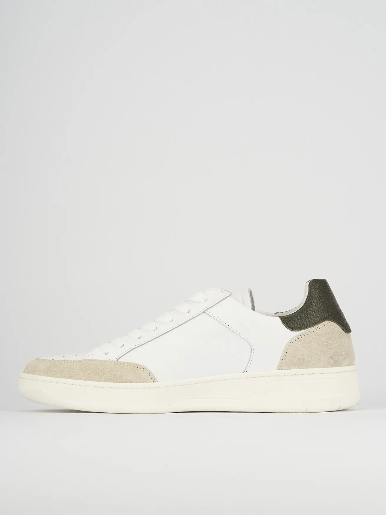 Sneakers pelle bianco