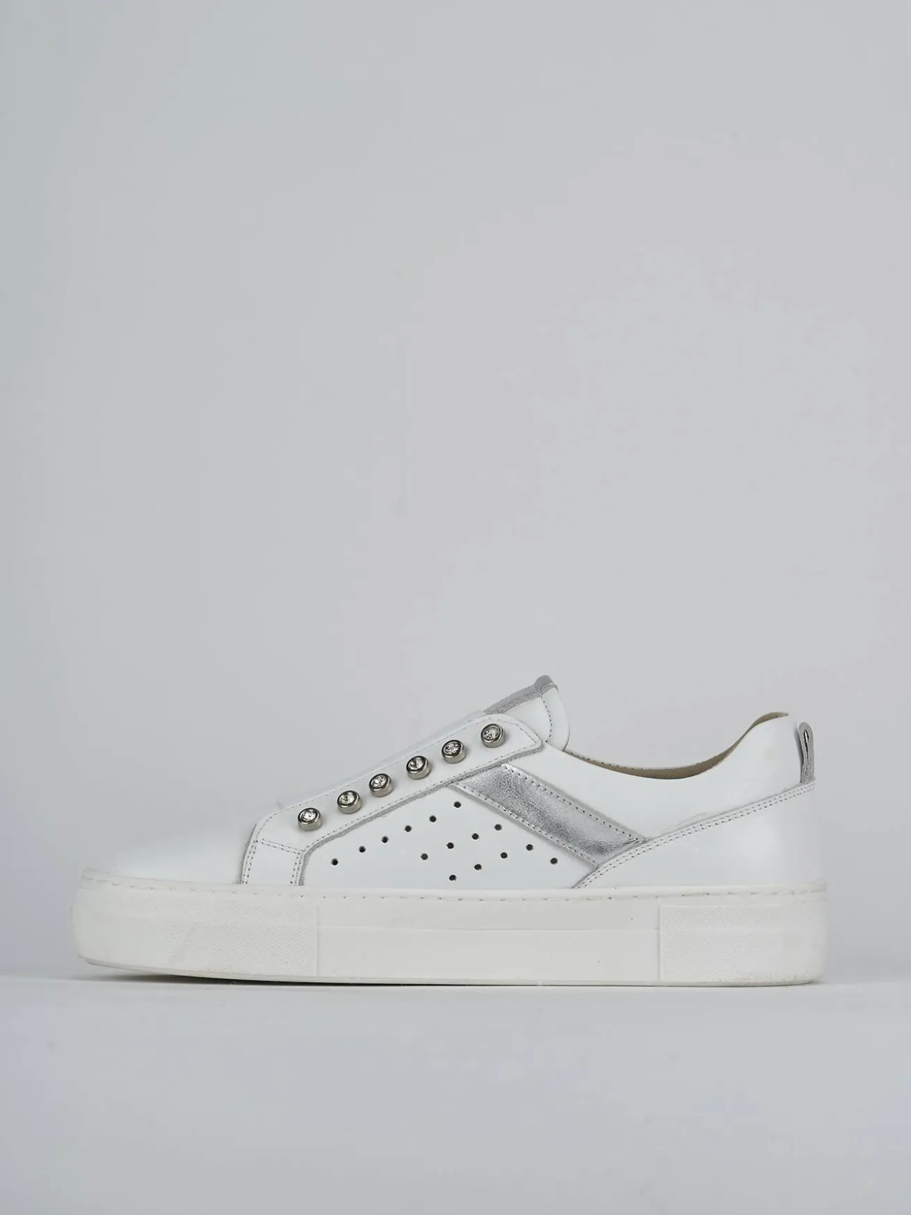 Sneakers pelle bianco