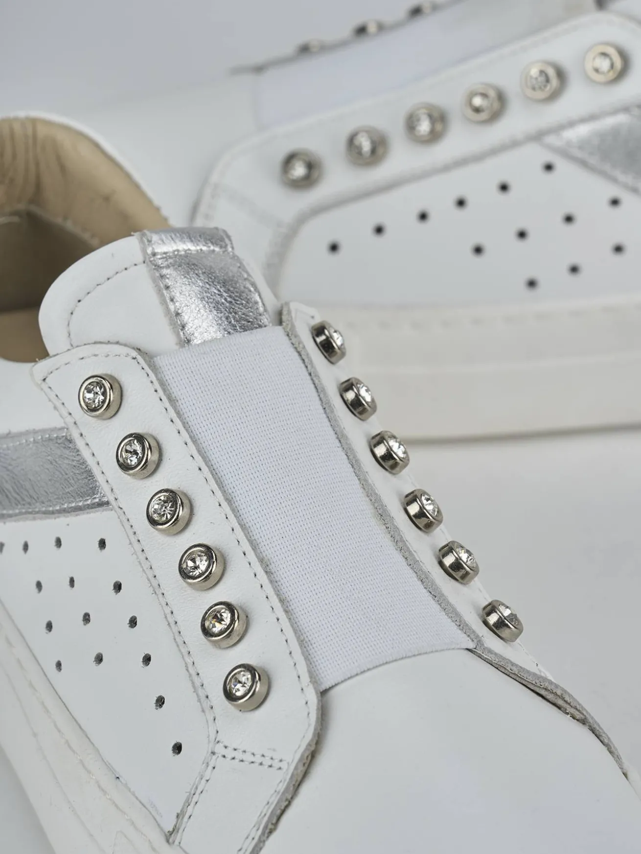 Sneakers pelle bianco