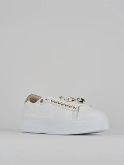 Sneakers pelle bianco
